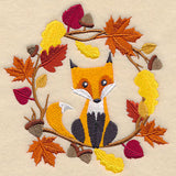 Wreathed in Autumn Fox