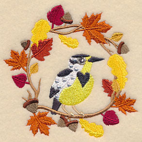 Wreathed in Autumn Meadowlark