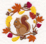 Wreathed in Autumn Squirrel