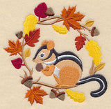 Wreathed in Autumn Chipmunk