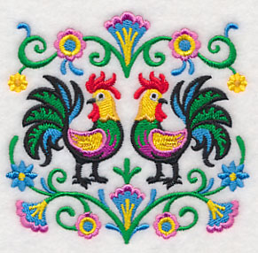 Polish Rooster Square