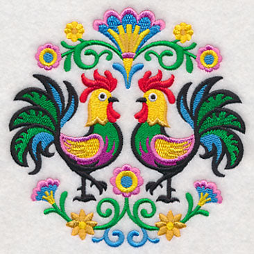 Polish Rooster Circle