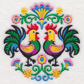 Polish Rooster Circle