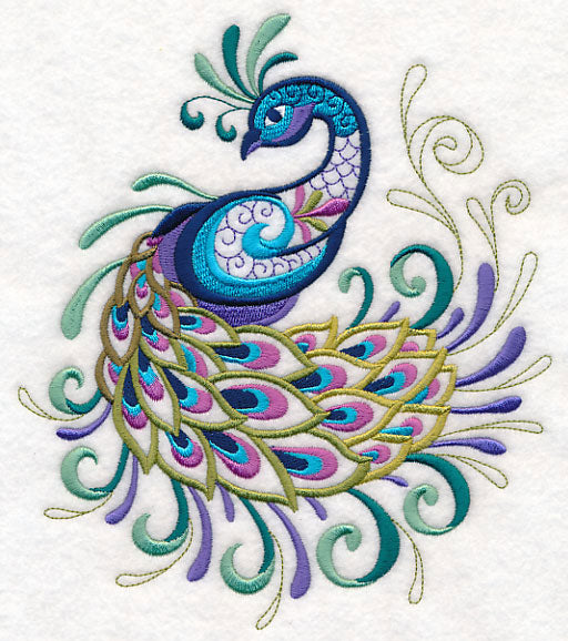 Fanciful Peacock