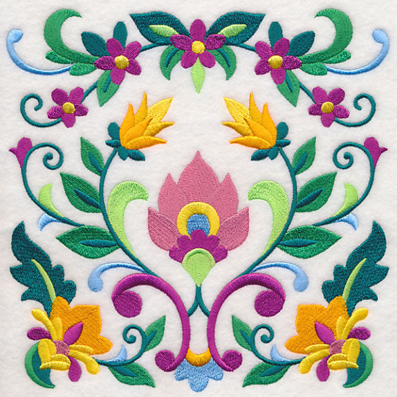 Sweet Symmetry Flower Square 1