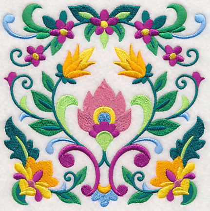 Sweet Symmetry Flower Square 1