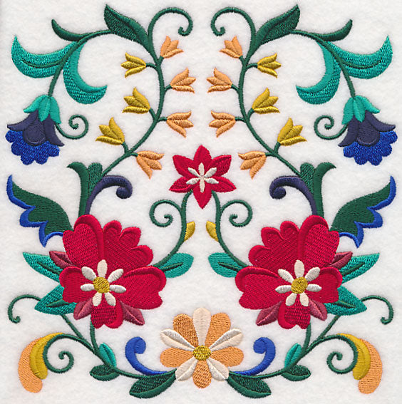 Sweet Symmetry Flower Square 2