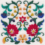 Sweet Symmetry Flower Square 2