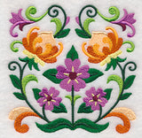 Sweet Symmetry Flower Square 3