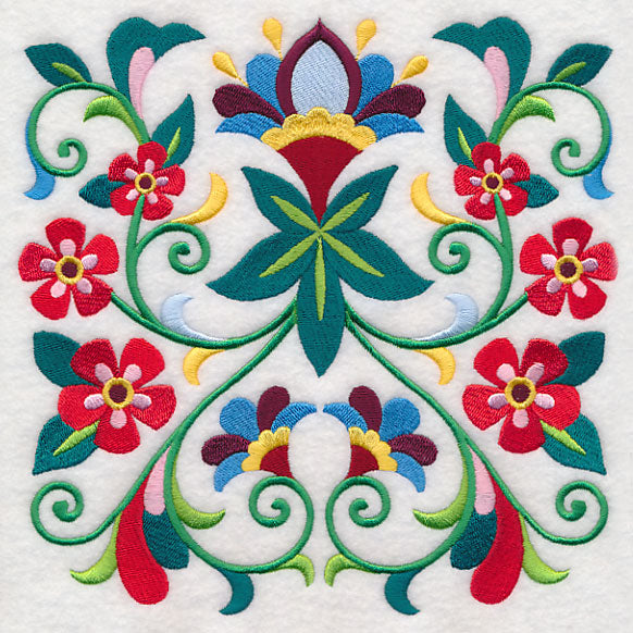 Sweet Symmetry Flower Square 4