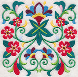 Sweet Symmetry Flower Square 4