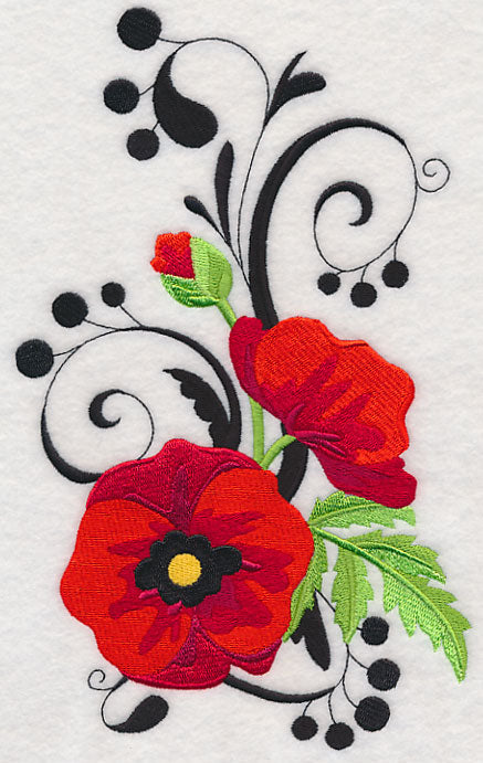 Fanciful Poppy Flower