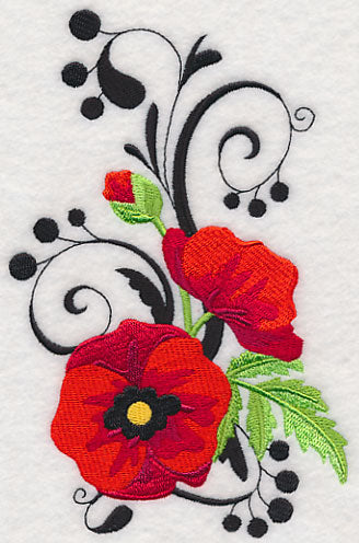 Fanciful Poppy Flower