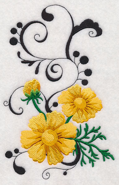 Fanciful Cosmos Flower