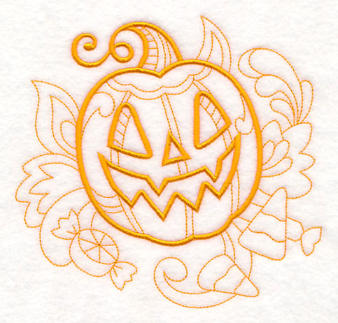 Doodle Happy Jack-o-lantern