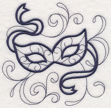 Doodle Masquerade Mask