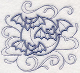 Doodle Bats and Moon