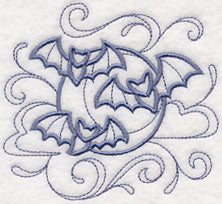 Doodle Bats and Moon