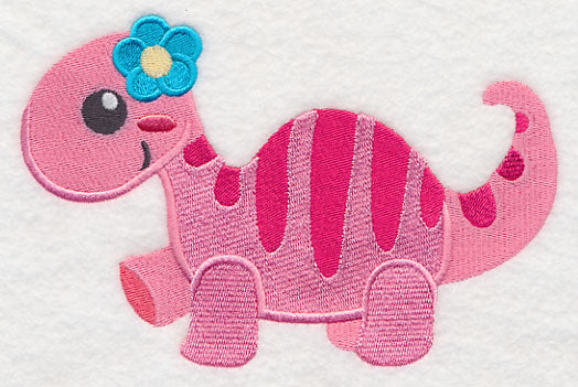 Friendly Dinosaur Girl