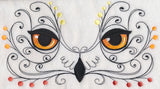 Owl Face with Flourish