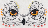 Owl Face with Flourish