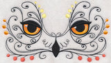 Owl Face with Flourish