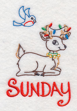 Christmas Reindeer - Sunday (Vintage)