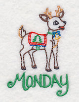 Christmas Reindeer - Monday (Vintage)