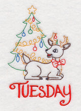 Christmas Reindeer - Tuesday (Vintage)