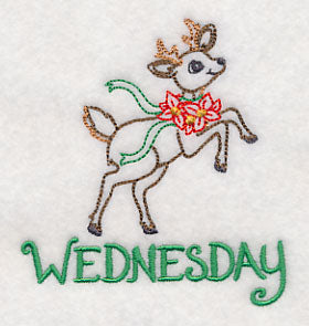 Christmas Reindeer - Wednesday (Vintage)