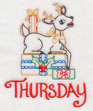 Christmas Reindeer - Thursday (Vintage)