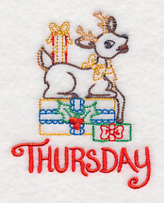 Christmas Reindeer - Thursday (Vintage)