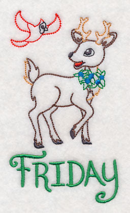 Christmas Reindeer - Friday (Vintage)