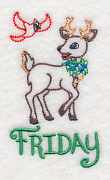 Christmas Reindeer - Friday (Vintage)