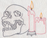 Skull and Candles (Vintage)