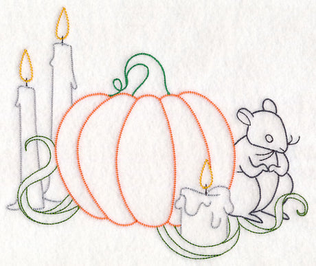 Pumpkin with Rat (Vintage)