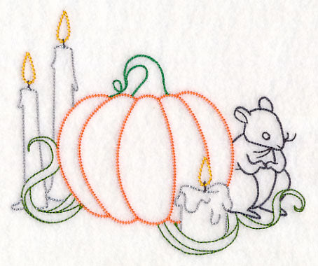 Pumpkin with Rat (Vintage)