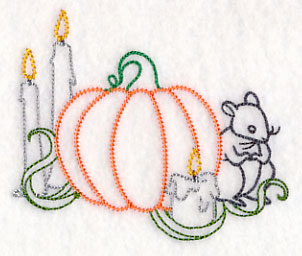 Pumpkin with Rat (Vintage)
