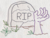 Tombstone with Zombie Hand (Vintage)