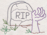 Tombstone with Zombie Hand (Vintage)