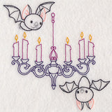 Chandelier and Bats (Vintage)