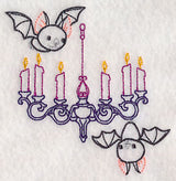 Chandelier and Bats (Vintage)
