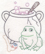 Cauldron with Frog (Vintage)