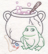 Cauldron with Frog (Vintage)
