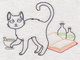 Cat with Potion Book (Vintage)