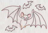 Bats in Flight (Vintage)