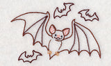 Bats in Flight (Vintage)