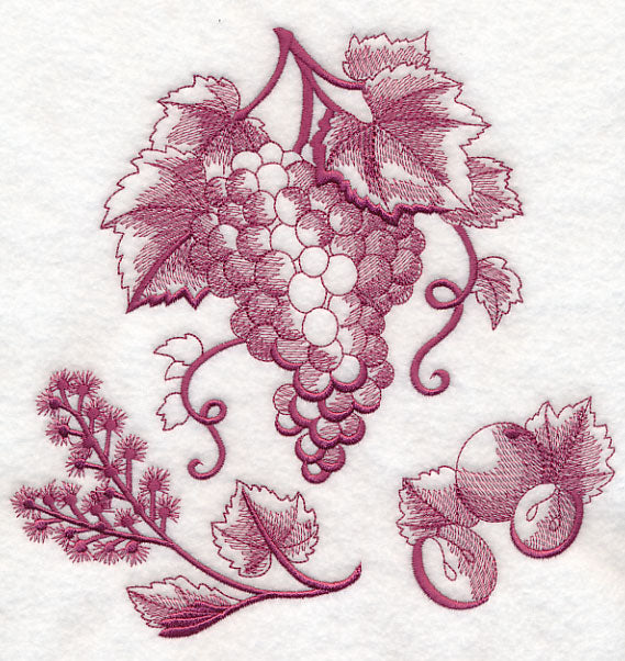 Grapes Botanical (Toile)