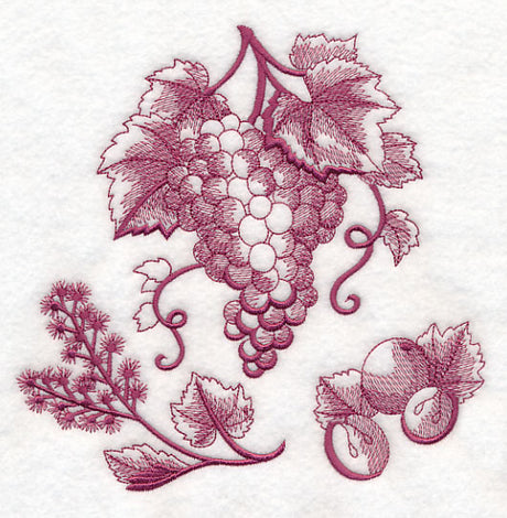 Grapes Botanical (Toile)