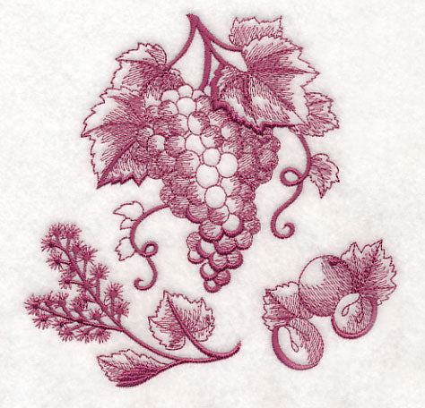 Grapes Botanical (Toile)
